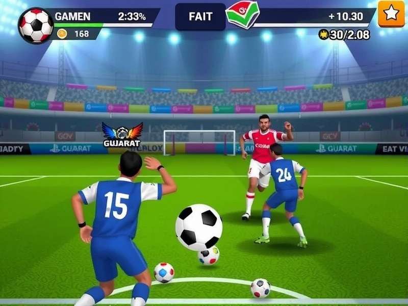 Gujarat Glory Football Clash Gameplay Screenshot